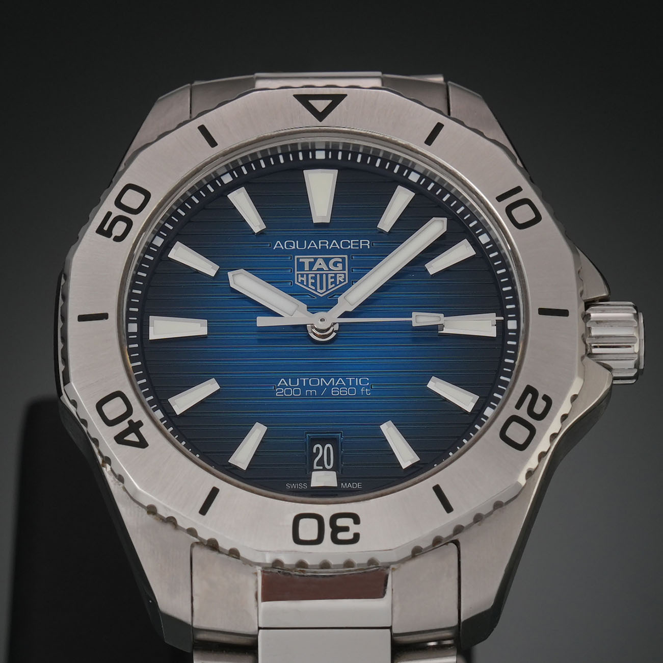 TAG HEUER(USED)태그호이어 WBP2111 아쿠아레이서 프로페셔널 200 데이트
